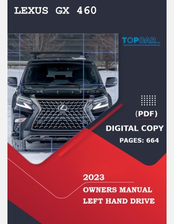 2023 lexus gx 460 owners manual